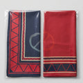 Beaivi Sámi Silk Shawl- Red and Blue