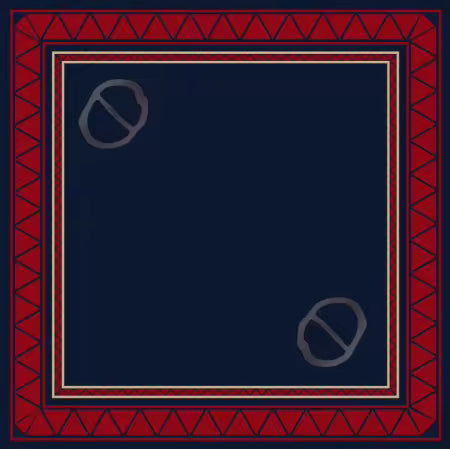 Beaivi Sámi Silk Shawl- Red and Blue