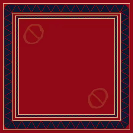 Beaivi Sámi Silk Shawl- Red and Blue