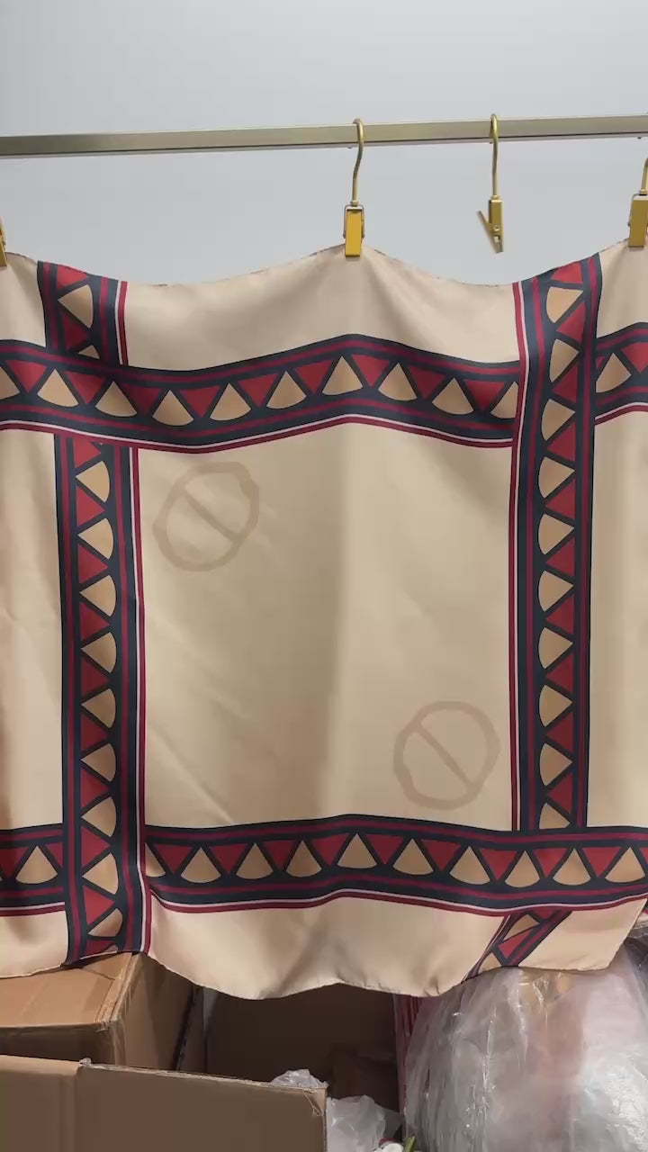Beaivi Beige Sámi Silk Shawl